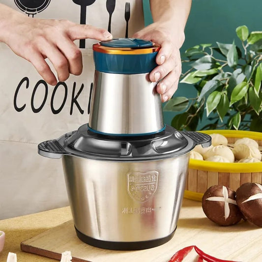 Portable Electric Meat  Chopper Grinder