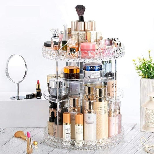 360 degree Rotating Makeup Organizer